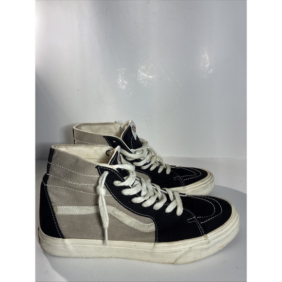 VANS Sk8-Hi Tapered Black And Gray Eco Theory Size 9.5 Men's Lace Up canvas - Picture 2 of 9